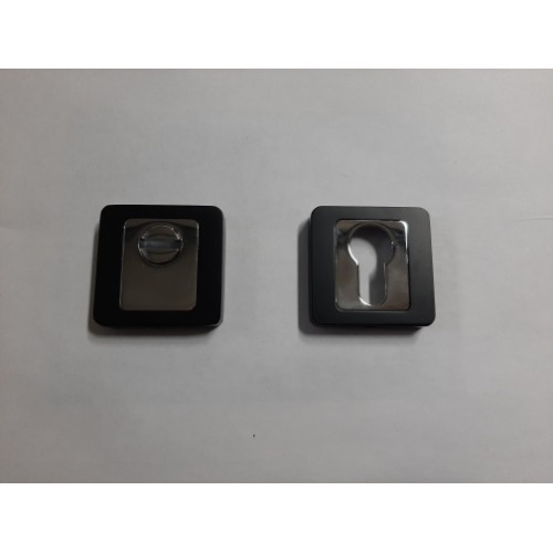 Броненакладка INSPECTOR на кв.основ.18-1+ZS9-HL черный/хром