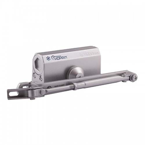 Доводчик Нора-М №2S (до 50кг) серебро моростойкий