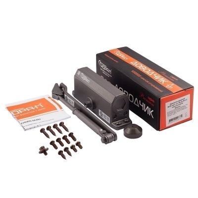 Доводчик Нора-М №3S малый (до 80 кг) бронза морозостойкий