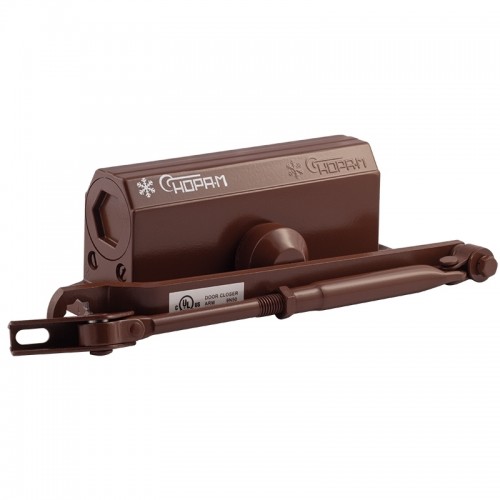 Доводчик Нора-М №3S малый (до 80 кг) коричневый морозостойкий