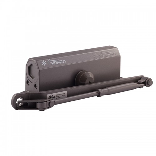 Доводчик Нора-М №4S (до 120 кг) графит/бронза морозостойкийц