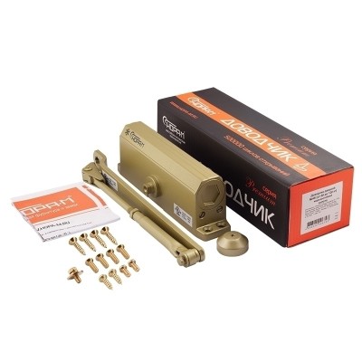 Доводчик Нора-М №4S (до 120 кг) золото морозостойкий