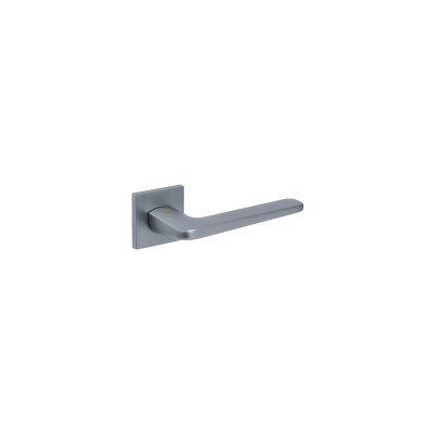 Дверная ручка на розетке FRAN 550-R40 M.CHROME (Матовый хром)												