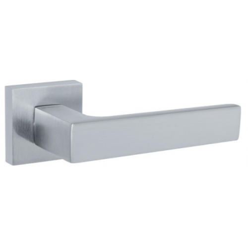 Дверная ручка на розетке FRAN 550-R40 M.CHROME (Матовый хром)												