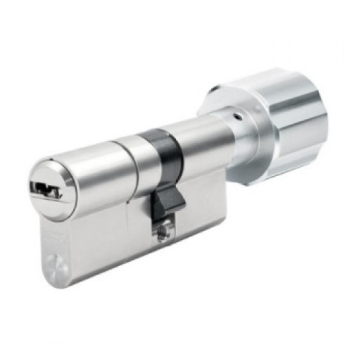 Европрофильный цилиндр ABUS X12R430 ключ/вертушка 45-45 (90 мм) NI (5 key)																				