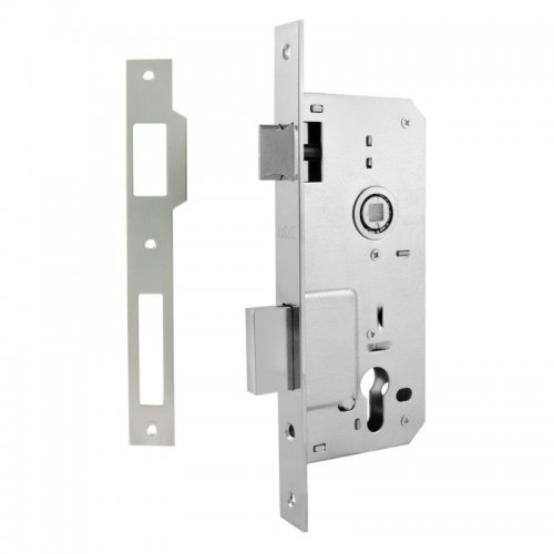 Корпус замка НОРА-М КЗВ-102 (40-85 мм) хром