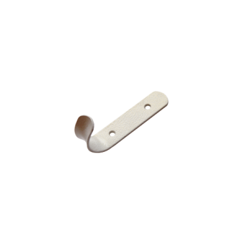 Крючок-вешалка 1-рож Домарт (белый антик)