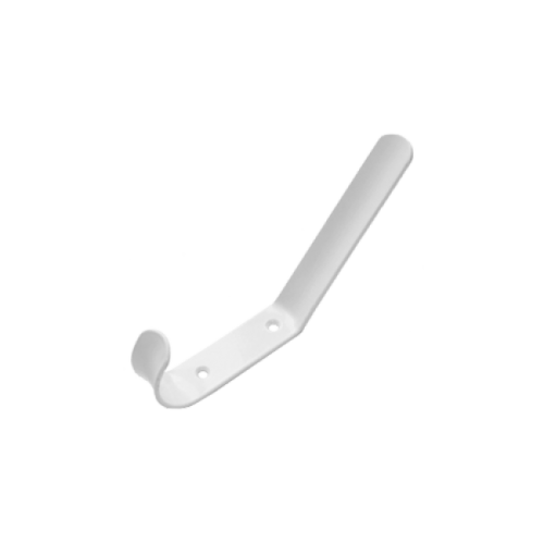 Крючок-вешалка 2-х рож Домарт (белый)