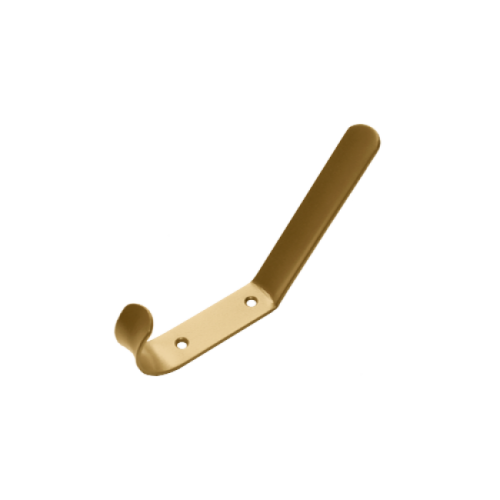 Крючок-вешалка 2-х рож Домарт (золото)