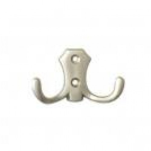 Крючок-вешалка Нора-М №10 2-х рож. (хром)