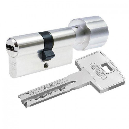 Механизм цилиндровый ABUS X6430 ключ/вертушка 45-55 (100 мм) NI (5 key)