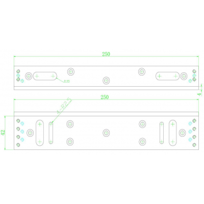 Монтажный L-образный уголок для замка (TS-ML300)
