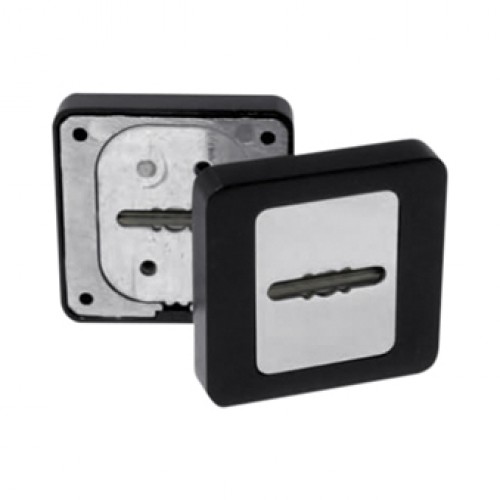 Накладка INSPECTOR на кв.основ.ZS9 сувальдная хром/черный (по 1 комп. )