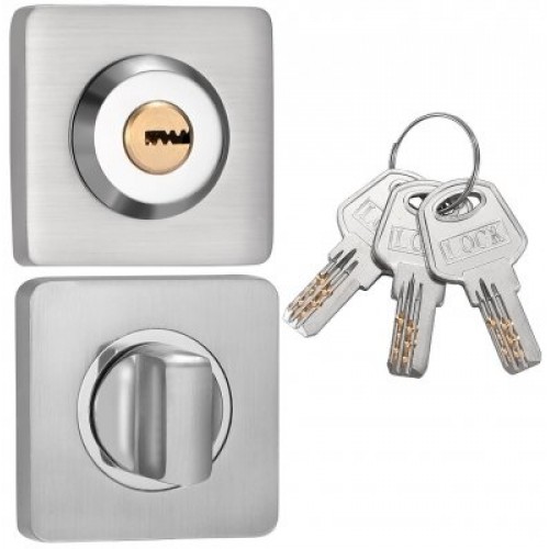 Накладки ключ-фиксатор "Vantage" BK02D-K  матовый никель											