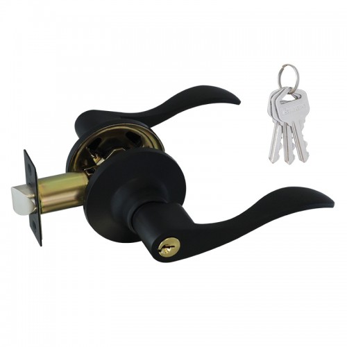 НОРА-М ЗВ1-01 ISPARUS (черный) Защелка м/к (ключ/фикс.)