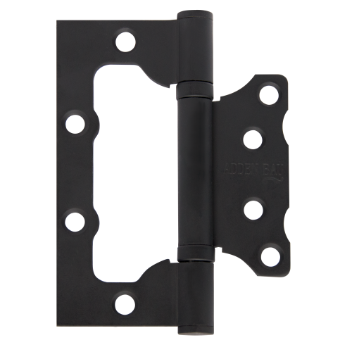 Петля дверная с 2 подшипниками( накладная) ADDEN BAU.100X75X2.5 BUT BLACK (цвет ЧЁРНЫЙ)