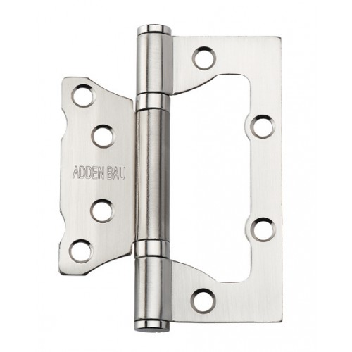 Петля дверная с 2 подшипниками (накладная) ADDEN BAU.100X75X2.5 MATTE SATIN CHROME (цвет МАТ.ХРОМ )