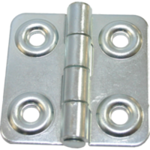 Петля карточная Кунгур 45*45 цинк (200 шт.)