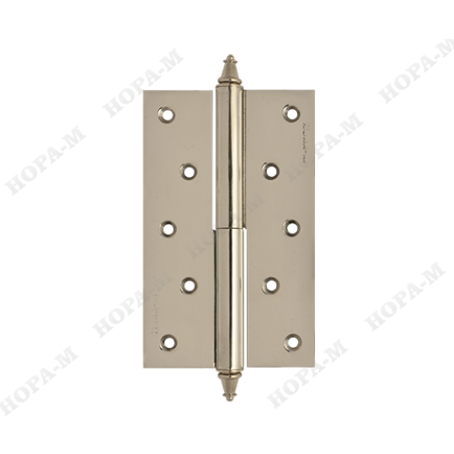 Петля Нора-М 610-4"-СР (хром) лев. сталь