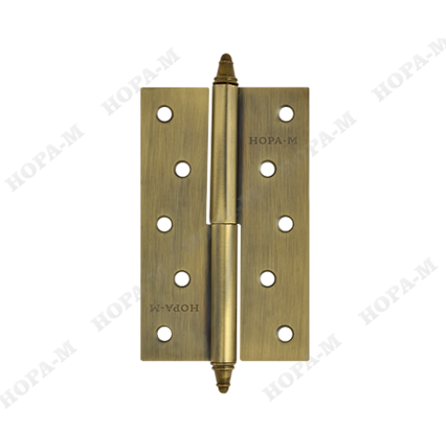 Петля Нора-М 610-5"-АВ (ст. бронза) лев. сталь