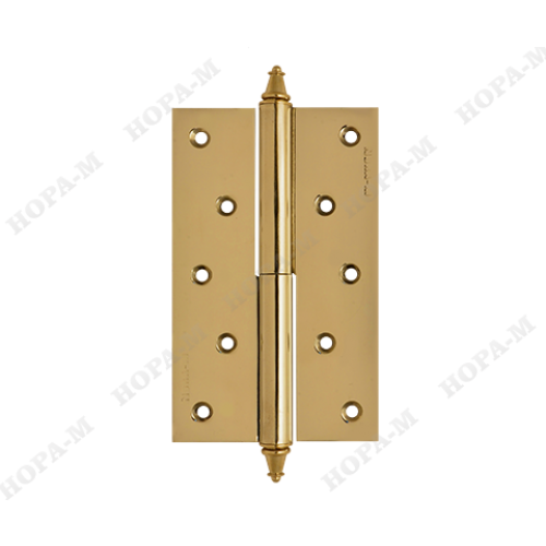 Петля Нора-М 610-5"-РВ (латунь) прав. сталь