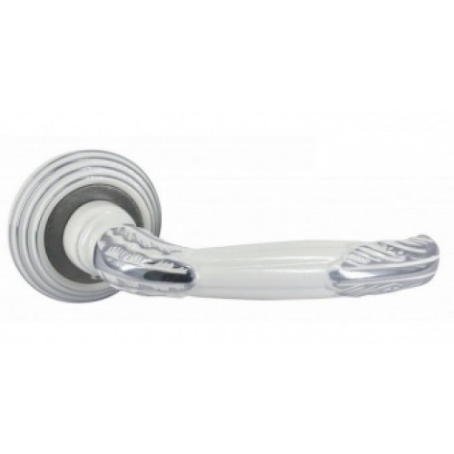 Ручка ADDEN BAU FLAMINGO V204 ENAMEL/CHROME (белая эмаль/хром)