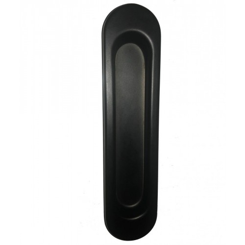 Ручка для раздвижной двери овал (черная ) комплект 2шт