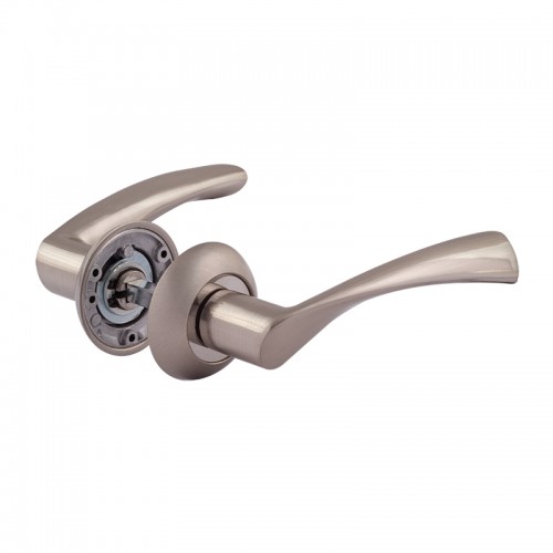 Ручка дверная 100А AL матовый никель НОРА-М