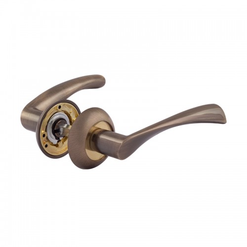 Ручка дверная 100А AL ст. бронза НОРА-М