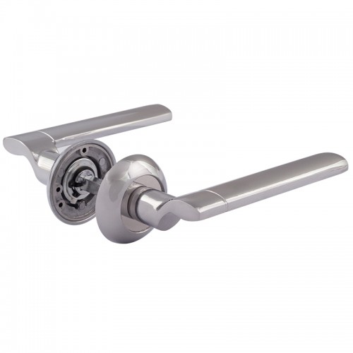 Ручка дверная 103А AL  хром НОРА-М