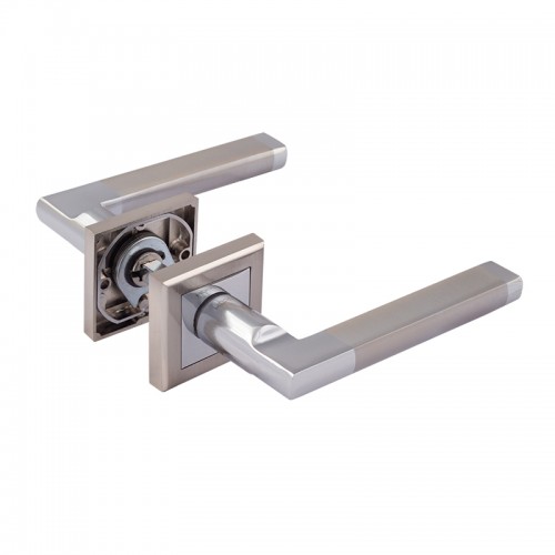 Ручка дверная 108К AL матовый никель НОРА-М