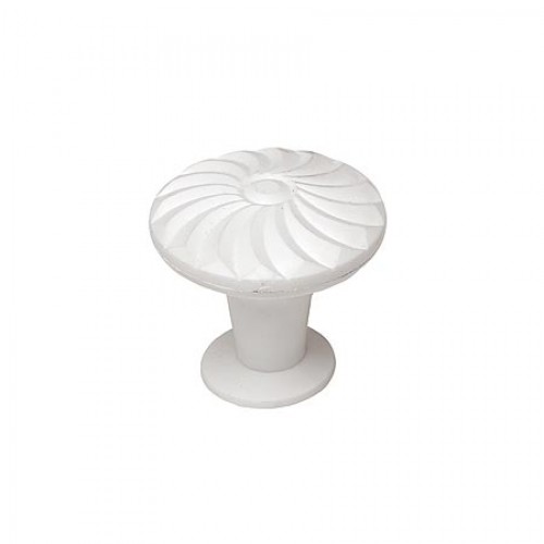 Ручка-кнопка БУ (белый)