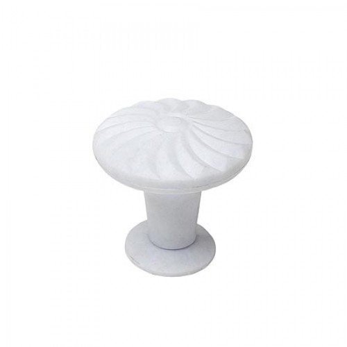 Ручка-кнопка БУ (голубой мрамор)(распродажа)