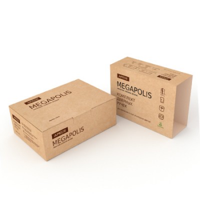 Ручки дверные Megapolis "Chicago" H-0864-A-АВ