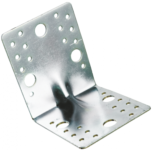 Уголок крепежный 105*105*90*2,0 усил.цинк (25)