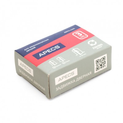 Задвижка дверная Apecs L-0126-G