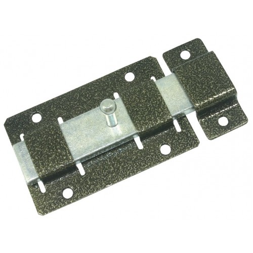 Задвижка дверная Кунгур ЗД-02 пол.черный (20)