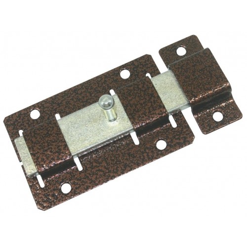 Задвижка дверная Кунгур ЗД-02 пол.медь (20)