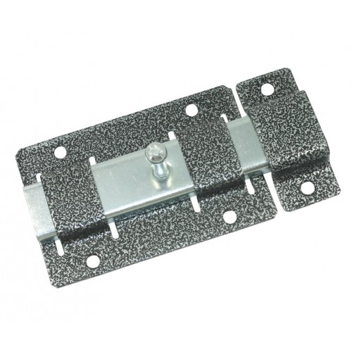 Задвижка дверная Кунгур ЗД-02 пол.серебро (20)