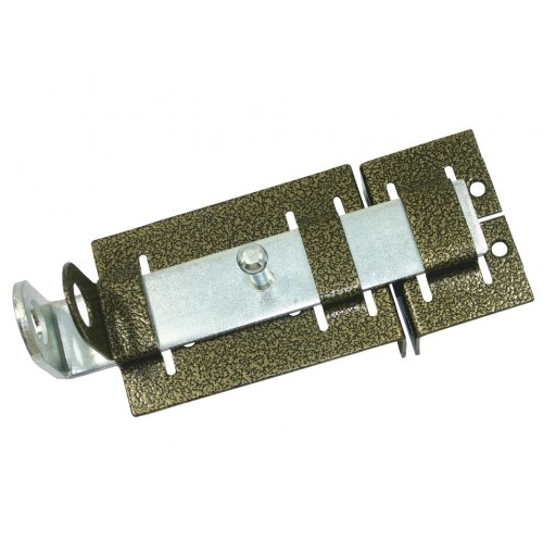 Задвижка дверная Кунгур ЗД-04 пол.бронза (10)