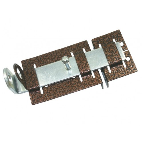 Задвижка дверная Кунгур ЗД-04 пол.медь (10)