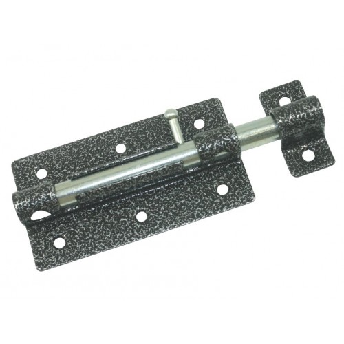 Задвижка дверная Кунгур ЗД-09 пол.серебро(125мм) (20)