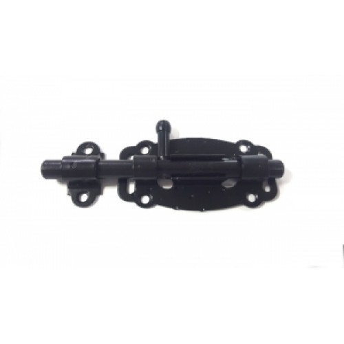 Задвижка дверная НОЭЗ ЗД-100-Кр-SL черный матовый (14)