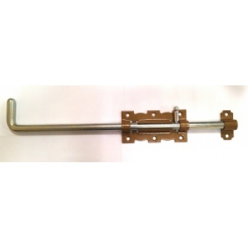 Задвижка дверная НОЭЗ ЗД-110-Уд-SL зол.металик/цинк