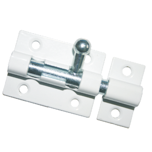 Задвижка накладная Кунгур ЗТ4 полимер белый (200)