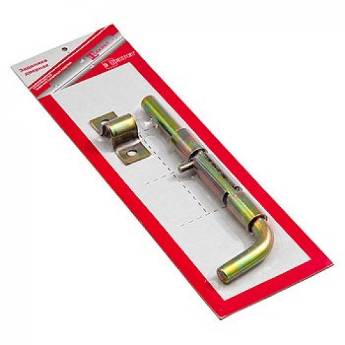 Задвижка СЕКРЕТ-КИРОВ ЗД-08 (120мм) гаражная под сварку круглый гнут.ригель 