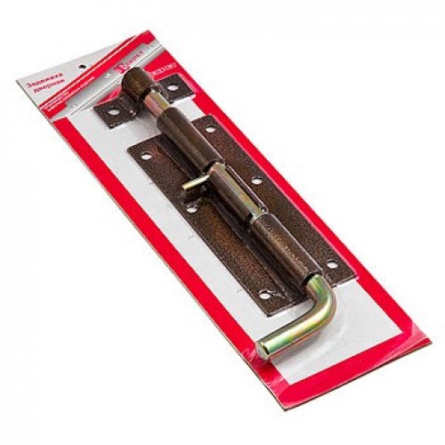 Задвижка СЕКРЕТ-КИРОВ ЗД-10 (180мм) бронза круглый гнут.ригель 