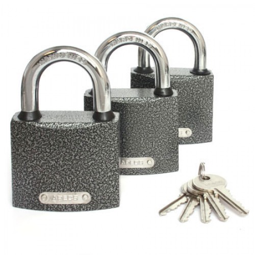 Замки навесные Apecs PD-01-63 (3Locks+5Keys)