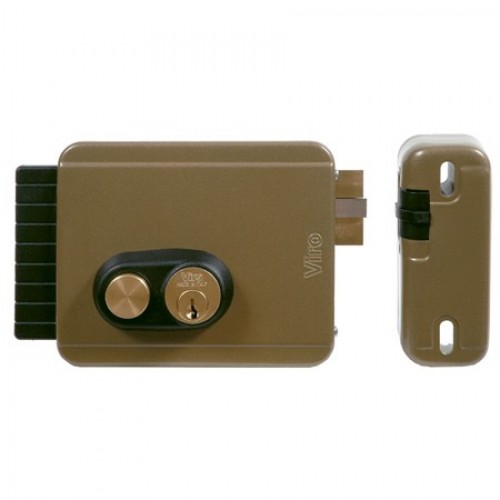 Замок накладной электромех. 12V VIRO V05 Кн фикс./нефикс. (Прав) 3 кл. 1.7972.712.1 (внутр.откр)