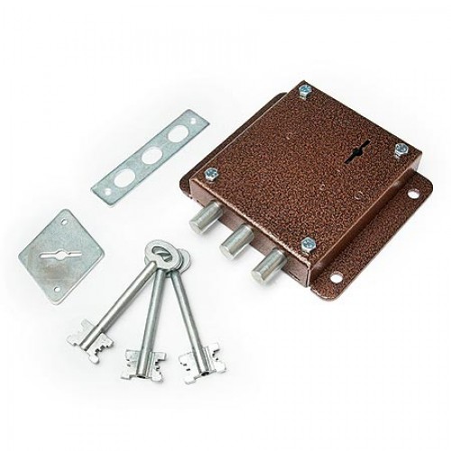 Замок накладной Гюрал-ЗГС-95 лев.